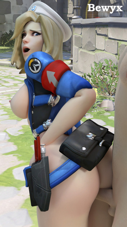 bewyx: Mercy Combat Medic Fucked Stand Here porn pictures