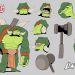 monkey-wrench-zeurel:Monkey Wrench Ep 1 reference sheets!