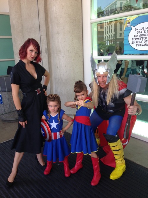 kellysue and carolcorps here are my Vintage Avengers!  And some of the characters they met at S