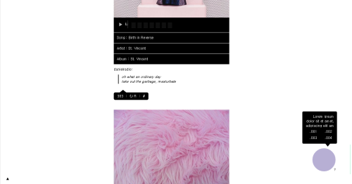 tomkirk:[ c r u e l ] : codelivepreviews : 01, 02, 03, 041 or 2 columns, 250px/400px, faded/inverted