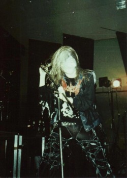 purefuckingmetalhead:  Dead, preforming live. 