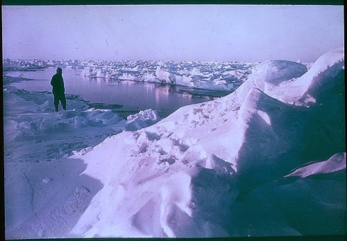 humanoidhistory:Early color photographs of Antarctica, circa 1915, by Australian adventurer Frank Hu