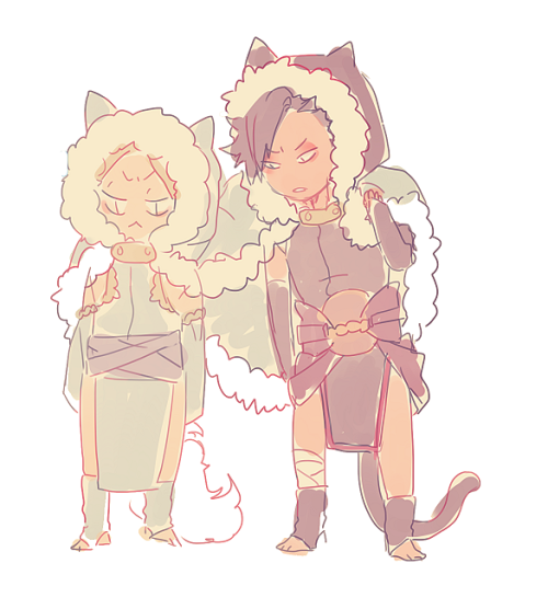 mookie000:  I was thinking about guardian kuroo with cat feet… 
