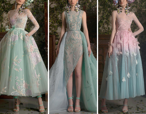 evermore-fashion:Georges Hobeika ‘The Ritual of the Spring Moon’ Spring 2021 Haute Couture Collectio