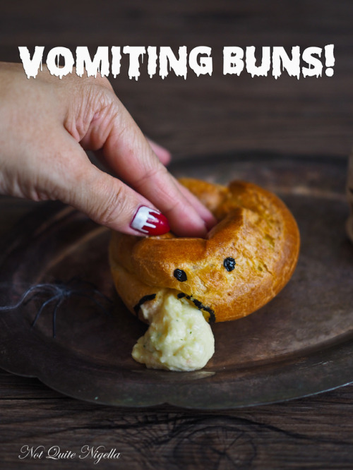 DIY Vomiting BunsIf you don’t have time to make the choux buns, you can buy the pastry ready made or