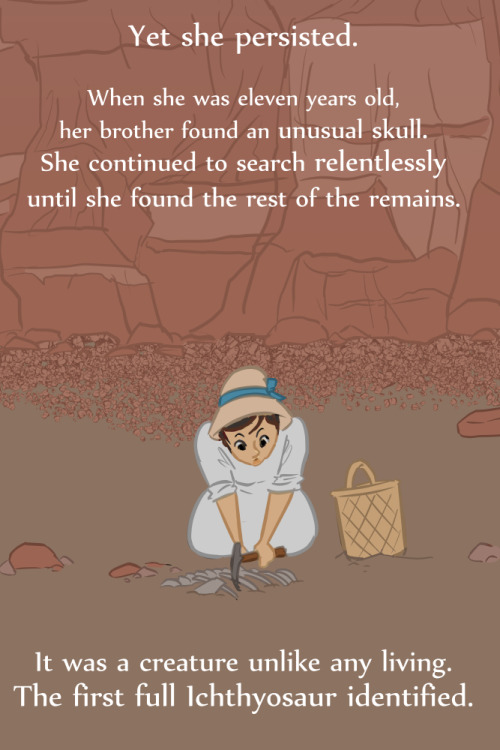 rejectedprincesses:  Mary Anning (1799-1847): the Princess of Paleontology TONS more detail available at the main site entry (click right here). Art notes and the like behind the cut. Keep reading 