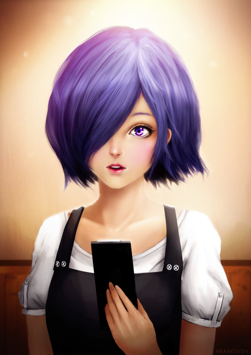 &ldquo;Hey! How many times do I have to tell you.. To greet our customers&hellip;&rdquo;Touka Kirish