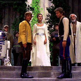 mittthrawnuruodo:episode VII countdown [6/16] :: 1 friendship : Han, Leia & Luke