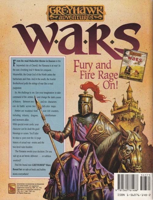 Greyhawk Wars &ndash; A stand-alone board game of war between the major states of the Flanaess by Da