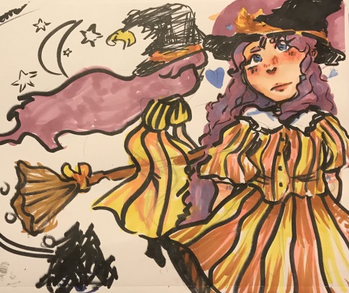My Witch Girl I Draw A Lot, Like A LOT. More Of Her Coming Probably