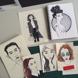 redxbean:  A fraction of all my doodles and art. Love ya.  