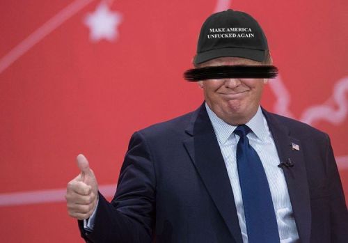 MAKE AMERICA UNFUCKED AGAIN. Embroidered hats probably coming never. And no, this post has nothing t