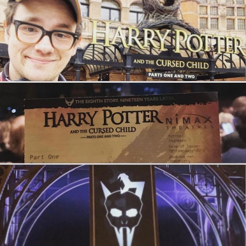 THIS PLAY IS SPOOKY.- #harrypotter #harrypotterandthecursedchild #selfie #london (at The Palace Th