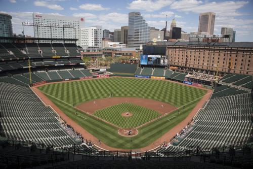 nevver:  The Big Picture, #Baltimore  That empty stadium while the O’s played tho…