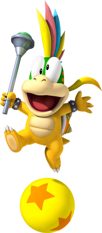 Lemmy Koopa from Mario eats worms!