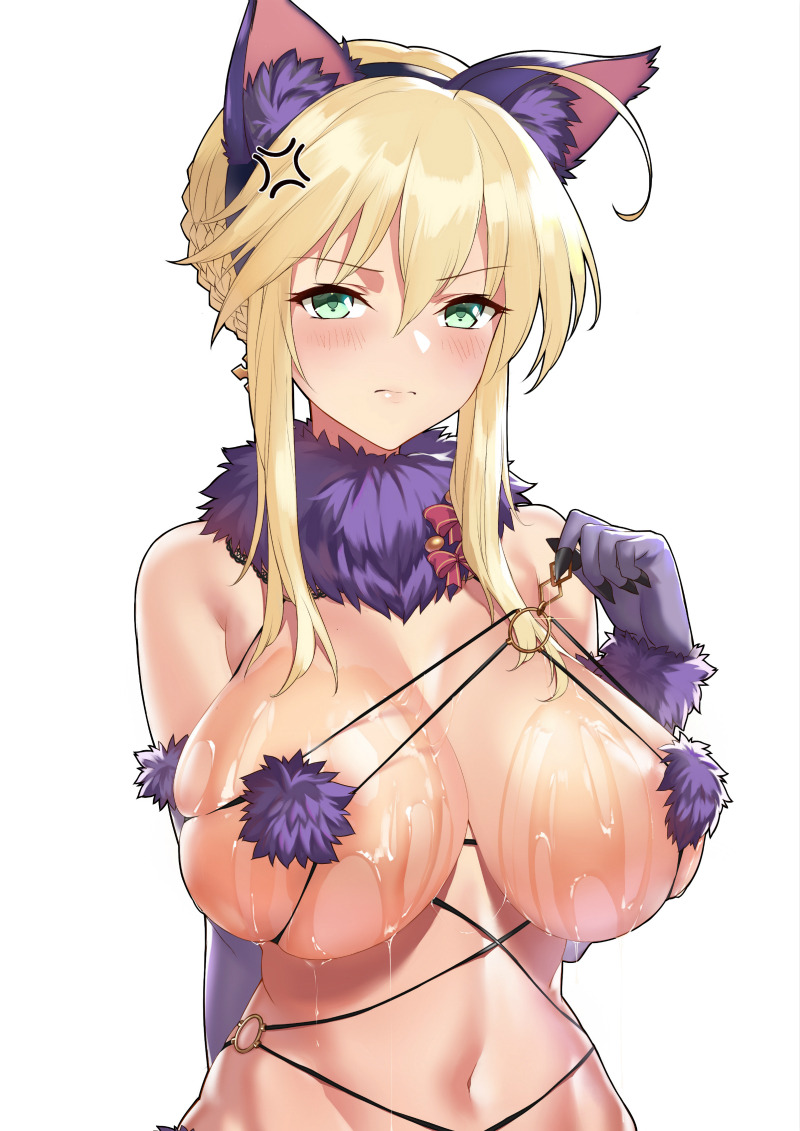 arturiapendragonnsfw: Let me help you those must be heavy  Artist: mr cloud 