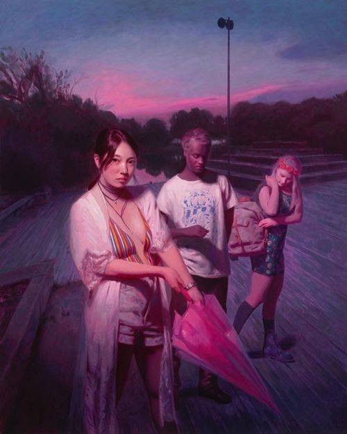 beautifulbizarremagazine:I love the mood of this acrylic and oil painting by @morimotostudio - “Afte