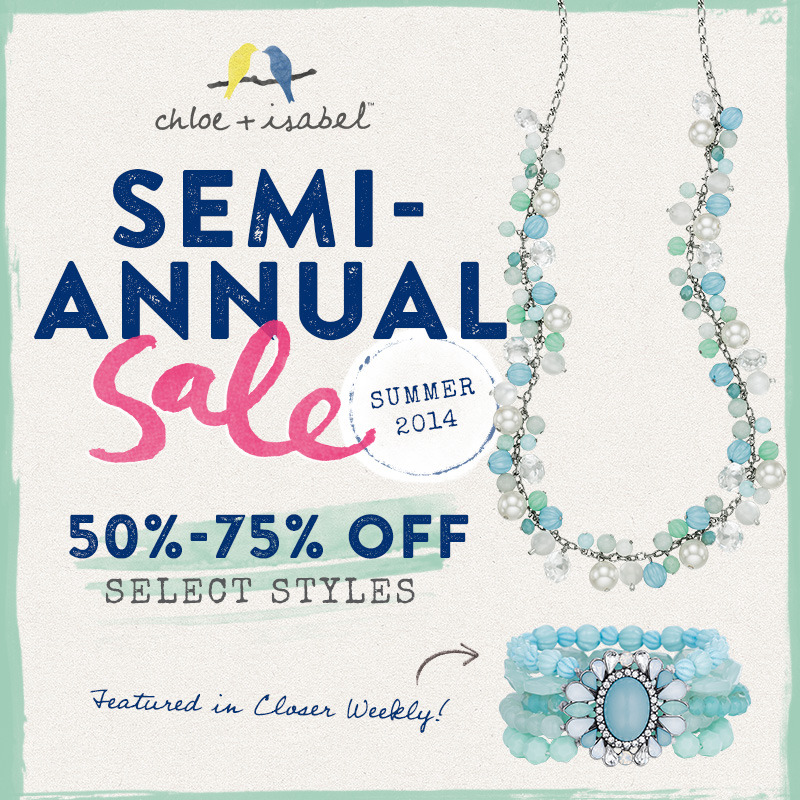 Semi Annual Sale started today and runs through July 27th. 50-75% off… And it gets even better!! Free $25 Credit for every $100 Spent and Free Shipping! Hurry and shop by boutique today before pieces are sold out.
Stock up here www.CNIbyRobbie.com