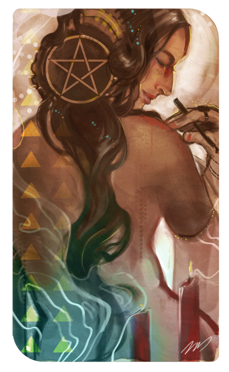 vlada-artblog:Ace of Pentacles - Josephine MontilyetI loved Josie. I really did. I think about Josie