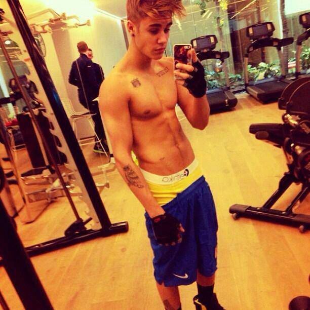 Justin bieber muscles