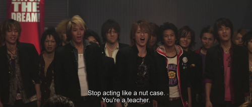 “Stop acting like a nut case. You’re a teacher.”