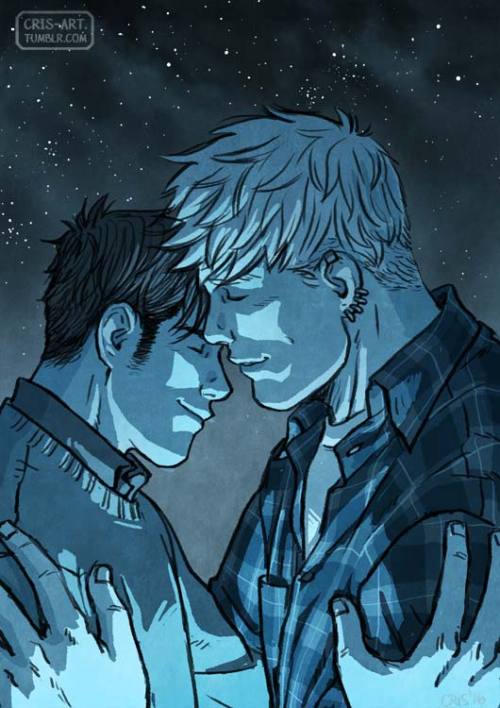 cris-art:  Night, Billy and Teddy♥ Hope you like it!