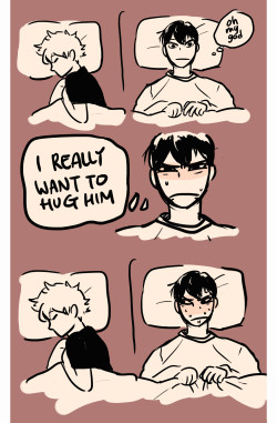 noranb-artstuffs:  Very subtle. For aweekofkagehina