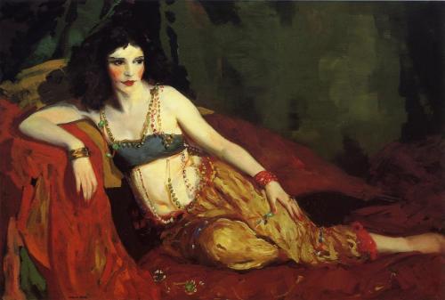 Dancer of Delhi or Betalo Rubino by Robert Henri, 1916