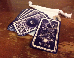 jamesreads:  The Light Visions Tarot is a full limited edition tarot inspired by woodblock printmaking. Each deck is hand signed and numbered and comes packaged in a beautiful custom designed box with an optional satchel. Light Visions Tarot decks can