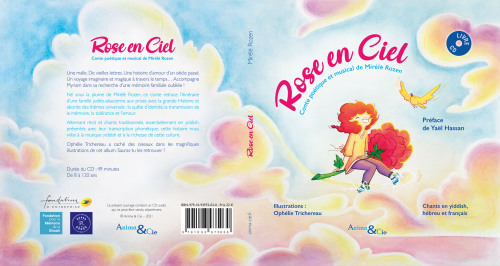 “English below”Je vous partage enfin la couverture de mon livre audio illustré &ldquo;Rose-en-ciel&r