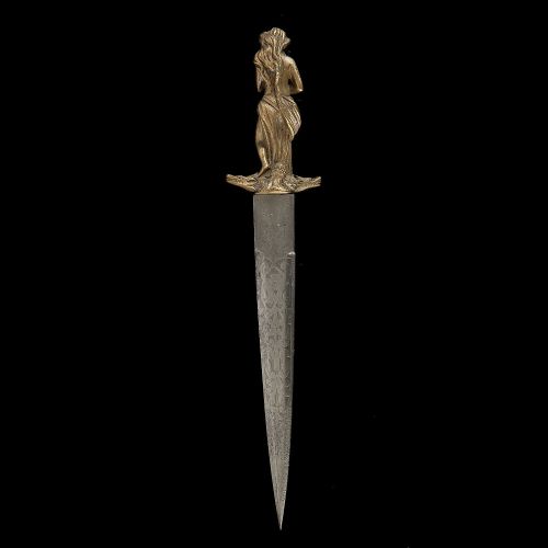 art-of-swords:European DaggerDated: 1861Culture: probably SpanishMedium: bronze, steelMeasurements: 