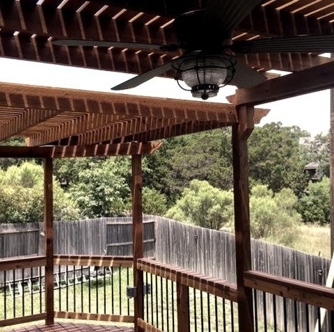 Traditional Deck - PergolasDeck - Idea For A Sizable Traditional Backyard Deck With A Pergola