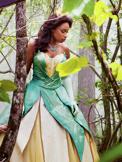 disneyismyescape:  enchantedadieu: Jennifer Hudson, as Princess Tiana, is photographed