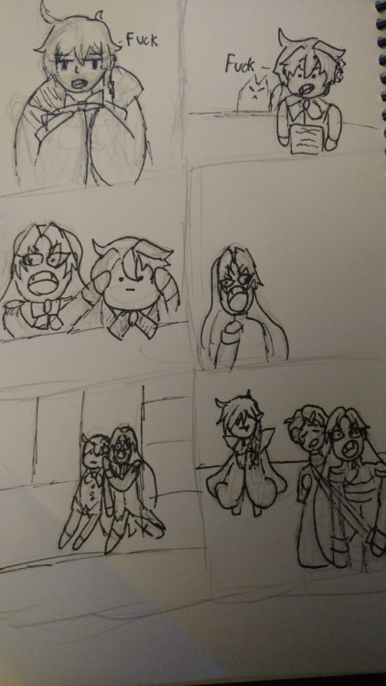 lightwolf23: The day Vanitas died ((Has anyone done this yet I might color it later idk))