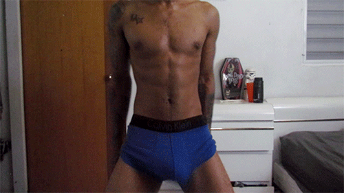 suffocatednation:  Whenever I feel bad about myself I just dance in my undies.