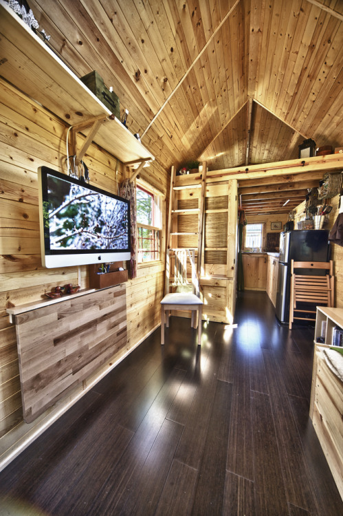 awkwardsituationist: chris and malissa tack 140-square-foot home near seattle