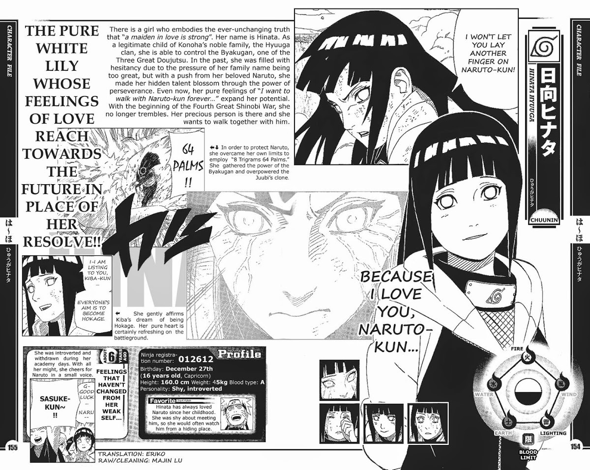 Majin Lu — Hinata Databook 4 pages, for Eriko, as a thank you...