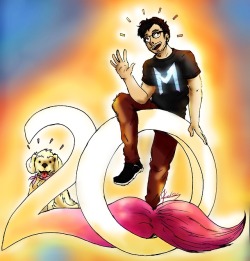 mayelamker:  Congrats on the 20 million subs! @markiplierIt’s been an amazing ride so far, thank you so much for taking us along! Hope you’re proud of yourself as much as we are of you