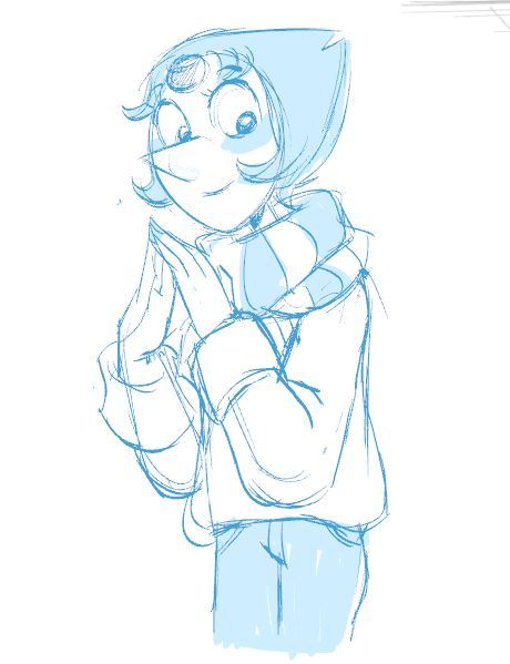 cat-harman92:  Doodle/warm up!! I have such a crush on Pearl. <3 <3(it’s so sketchy cause it’s drawn in Storyboard Pro)  