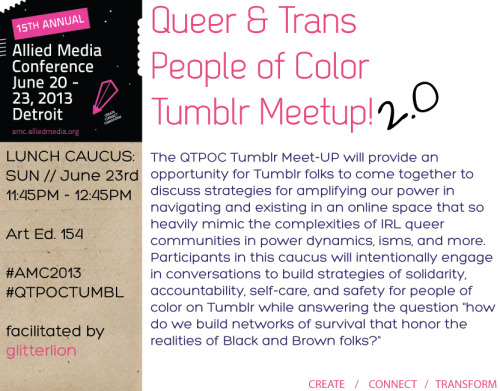 chlorine-trifluoride:  crackerhell:  mxtori:  fabianromero:  glitterlion:  [Image is flyer for the q