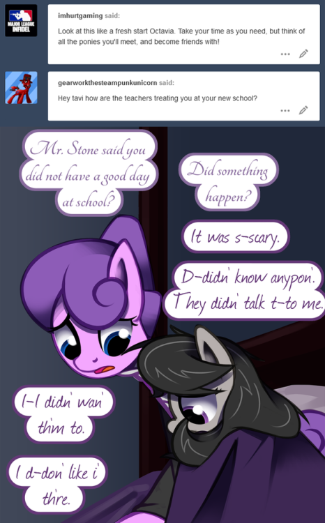 Porn photo ask-canterlot-musicians:Still not at that