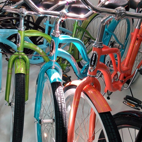 rideschwinn:  The 2015 Slik Chik and Fiesta Cruisers look right at home! Check them out here: http:/