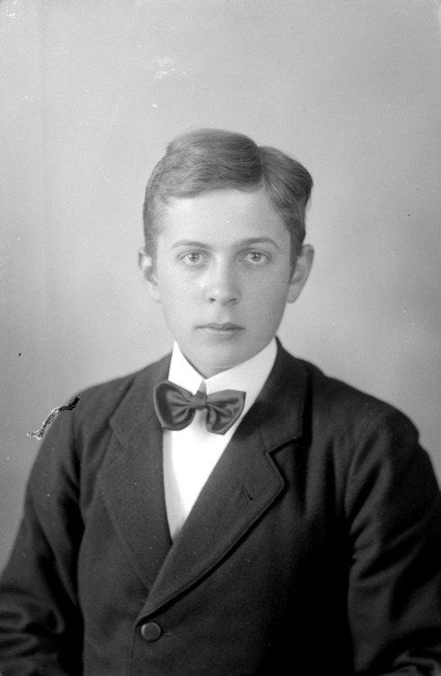 Unknown young man, 1924, Sweden.