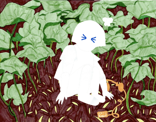 girlglimmer:stills from my animated short about the invasive vine, kudzu