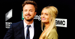 feyminism-blog:  Aaron Paul and wife, Lauren