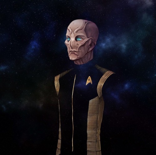 tousledot: First Kelpien to travel the universe with starfleet, Saru is really amazing. He looks goo