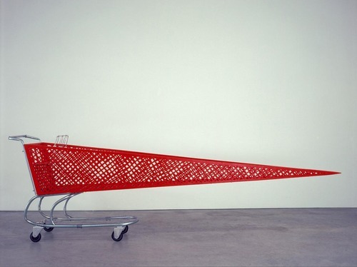 toocooltobehipster:  black friday shopping cart  Pyramid Head&rsquo;s shopping