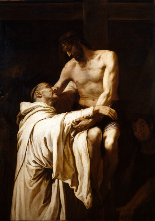 The Deposed Christ Embraces St. Bernard of Clairvaux, Francisco Ribalta, 1st quarter of 17th century
