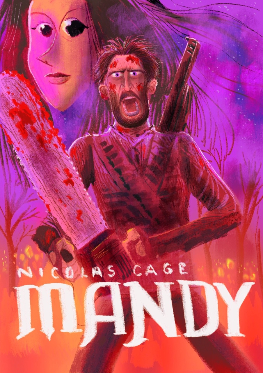 MANDY (2018) dir. Panos Cosmatos Loved this film... - LEO MATSUDA