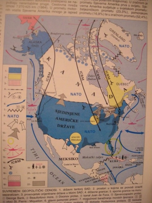 tollers-and-jack:mapsontheweb:Yugoslavian map of a near-collapsing US during the Cold War. Keep read